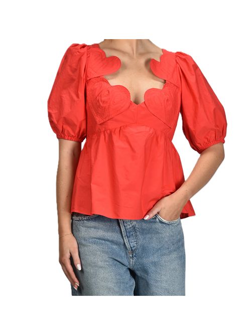 Farm Rio camicetta blusa red heart FARM Rio | 344593L0028 RED